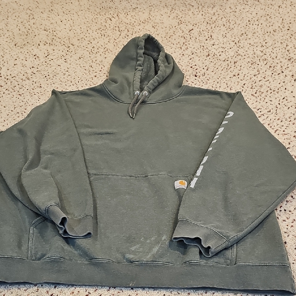 Carhartt Green Loose Fit Hoodie